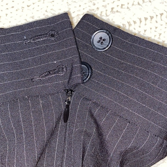 Banana Republic pinstriped skirt size 6 career - Picture 5 of 7